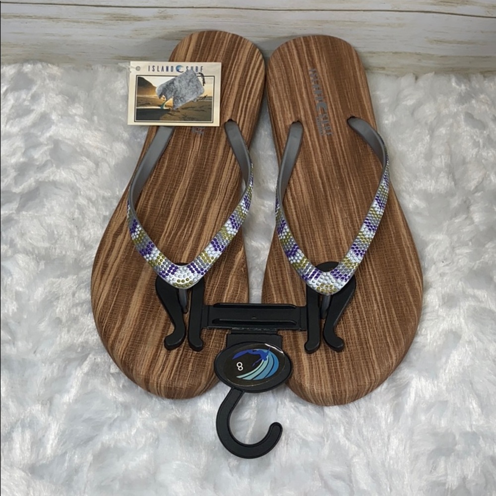 Island Surf Caribbean flip flop thong sandals